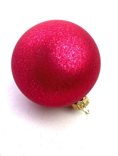 Шар елочный стекл. 8 см, [G-109s]