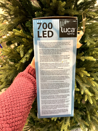 Светодиодная гирлянда Luca Snake 14м, 700 холодных белых LED [83774]