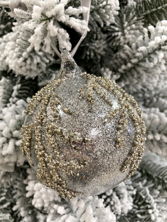 Шар елочный стекл. [67333]