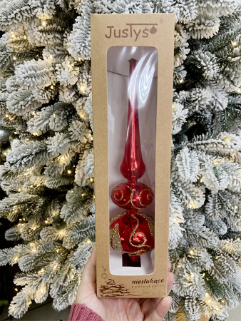 Верхушка на елку декорированная