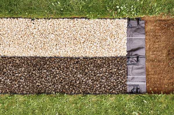 Бордюр пластиковый UNIBORD, 4.5см х 1м