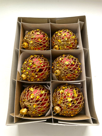 Шар пластиковый декорированный