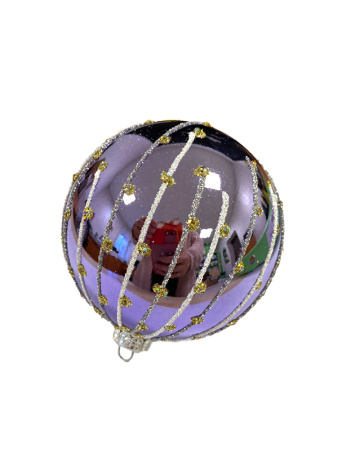 Шар пластиковый декорированный