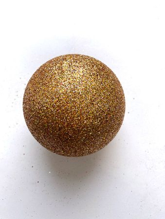 Шары пластиковые, парча тёмное золото В04 Шары пластиковые, парча тёмное золото
