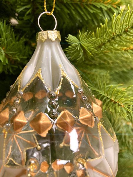 Игрушка елочная стекл. [55538]