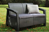 Диван Keter CORFU II LOVE SEAT, графит [258973]