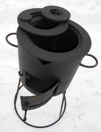 Печь для казана с конфоркой 12л "Жар-птица"