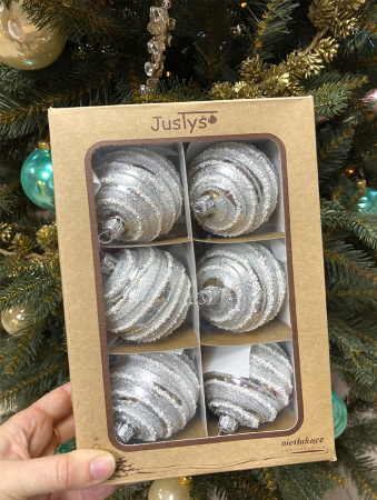 Шар пластиковый декорированный