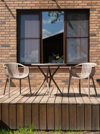 Стол круглый Teori капучино