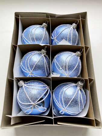 Шар пластиковый декорированный