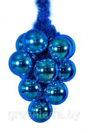 Украшение для больших ёлок "Гроздь из шаров" 50 см