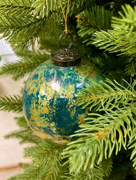 Шар елочный стекл. [61914]