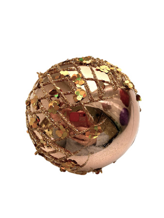 Шар пластиковый декорированный