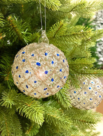 Шар елочный стекл. [62790]