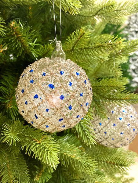 Шар елочный стекл. [62790]