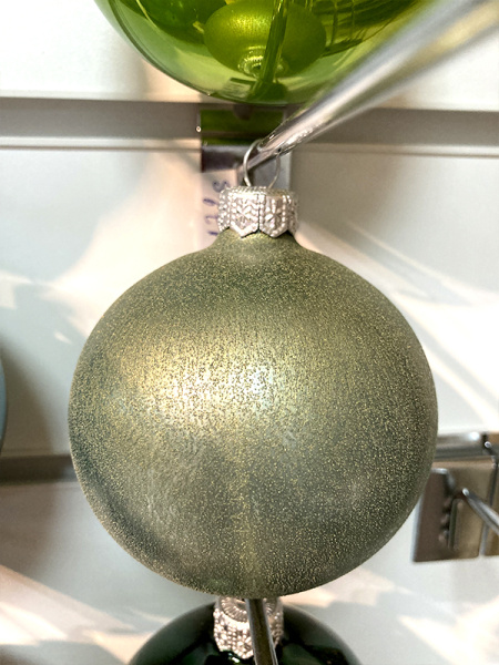 Шар елочный стекл. "Текстурный" 8 см, [172s]