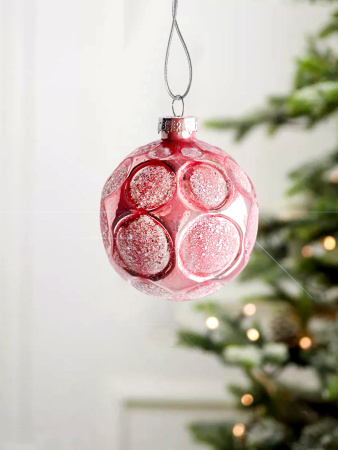 Шар елочный стекл. [0188-6]