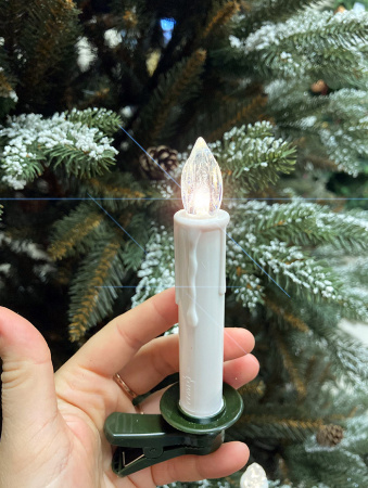 Светодиодная гирлянда Свечи беспроводные 10шт., таймер, IP-44 [494522]