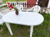 Стол овальный пластмассовый [130-0021]