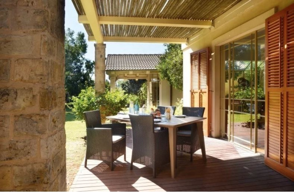 Кресло из искусственного ротанга KETER Iowa DC, коричневый [212277]