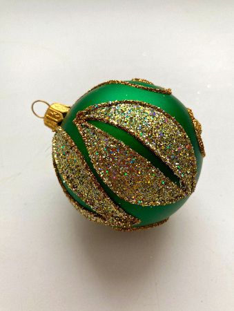 Набор шаров пластик. декор №11 разные цвета, 6см / 8см / 10см Шар пластиковый декорированный