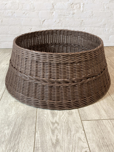 Корзина 65см плетёная под ёлку, разные цвета Корзина 65см плетёная под ёлку, разные цвета