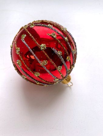 Шар пластиковый декорированный