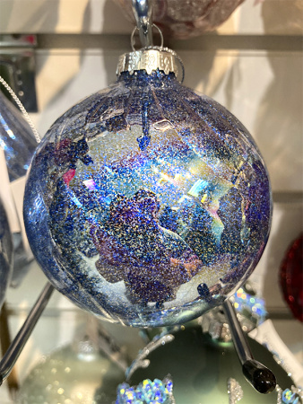 Шар елочный стекл. [5921-1]