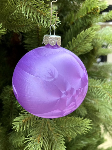 Шар елочный стекл. 8 см, [80]