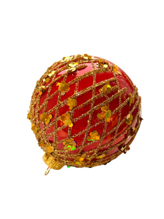 Шар пластиковый декорированный