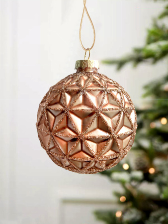 Шар елочный стекл. [0210-12]