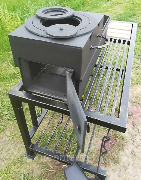 Кованый мангал-очаг "Бухарест"