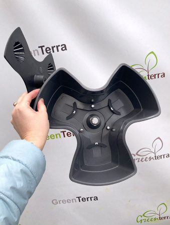 Каскадный цветочный горшок Coubi Herbal 9л, 29.5*29.5*38см