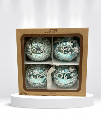 Шар пластиковый декорированный