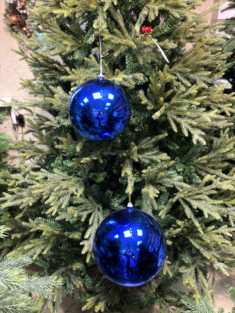 Шары пластиковые, глянец синий [blue-3]