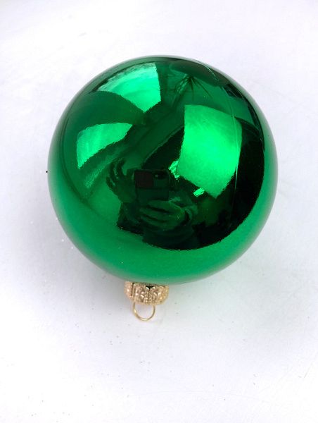 Шары пластиковые, зелёный глянец Шары пластиковые, глянец зелёный