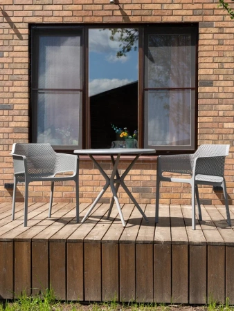 Стол круглый Teori серый