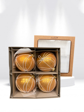 Шар пластиковый декорированный