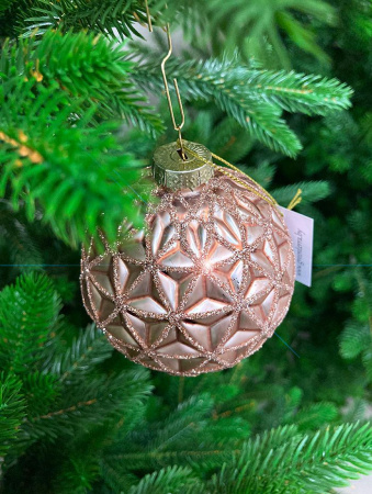 Шар елочный стекл. [0210-12]