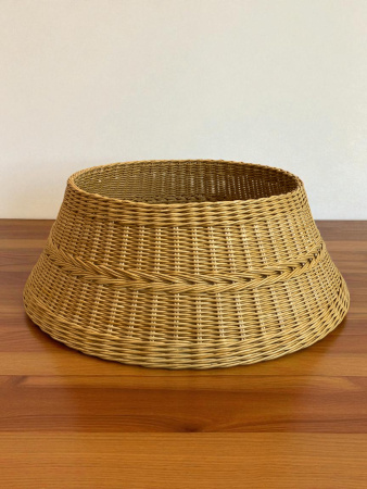 Корзина 75см плетёная под ёлку, разные цвета