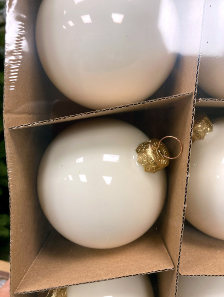 Шар елочный стекл. 8 см, [153]