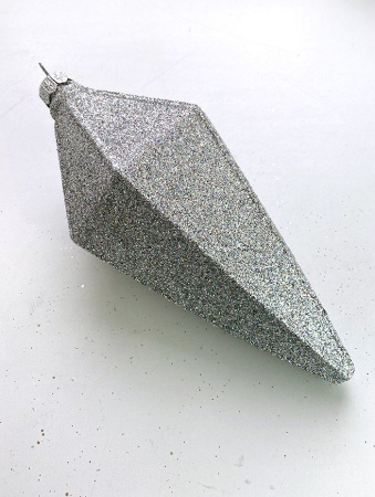 Украшение елочное "Кристалл" серебро