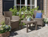 Комплект мебели из искусственного ротанга Rosario balcony set, капучино [216938]