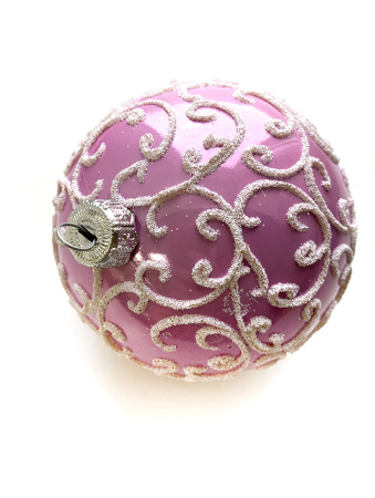 Шар пластиковый декорированный