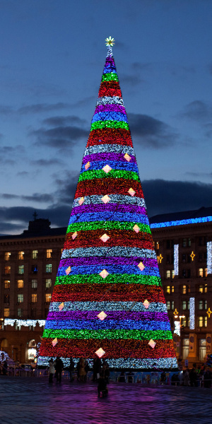 Комплект новогоднего освещения "Северное сияние"