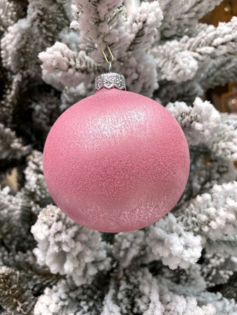 Шар елочный стекл. 8 см, [G-184]