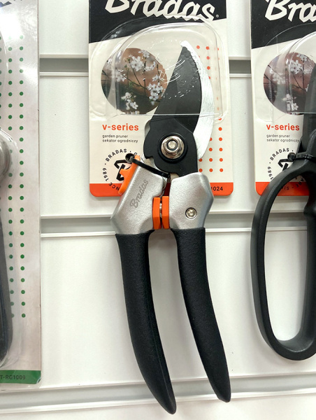 Садовый секатор для обрезки веток BRADAS KT-V1024, с редуктором увеличением силы реза