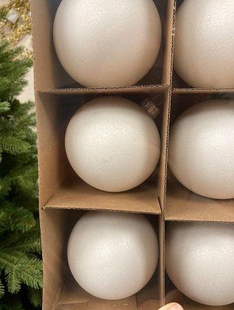 Шар елочный стекл. "Текстурный" 8 см, [112s]