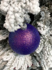 Шары пластиковые, парча фиолетовый хамелеон
