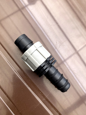 Коннектор для капельной ленты - трубки PE 16мм, DSTA08-16L [DSTA08-16L]